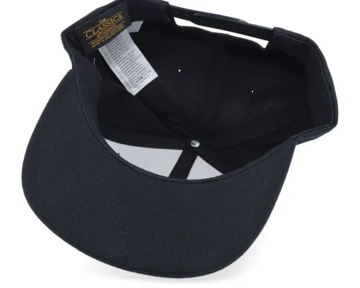 Kids Skull Fish 3d Black/Black Snapback - Kiddo Cap