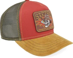 Kids Skull Yellow/Cardinal Trucker - Stetson