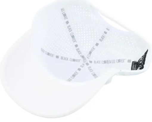 Kids Smile White W White Mesh W Patch Adjustable - Black Clover