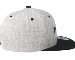 Kids Snake Eyes Grey/Black Snapback - Kiddo Cap