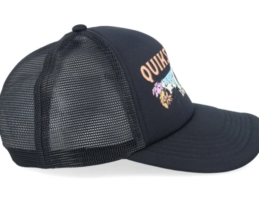 Kids Solar Eye Black/Black A-Frame Trucker - Quiksilver