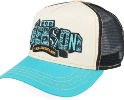 Kids Soundbox Turquoise/Beige A-Frame Trucker - Stetson