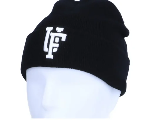 Kids Spinback Youth Beanie Black Cuff - Upfront