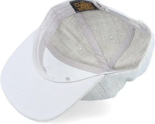 Kids Stegosaurus Heather Grey Snapback - Kiddo Cap