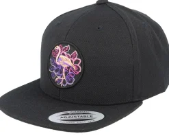 Kids Summer Flamingo Black Snapback - Kiddo Cap