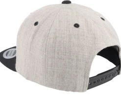 Kids Sunset Paw Heather Grey Snapback - Kiddo Cap