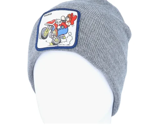 Kids Super Mario Kart Grey Cuff - Capslab