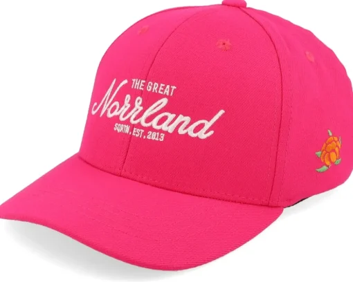 Kids The Great Norrland Hooked Cap Dark Pink Adjustable - SQRTN