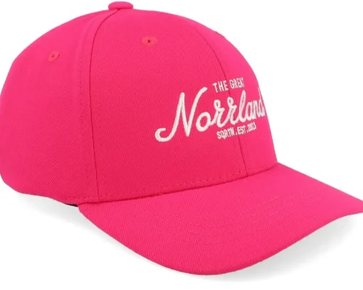 Kids The Great Norrland Hooked Cap Dark Pink Adjustable - SQRTN