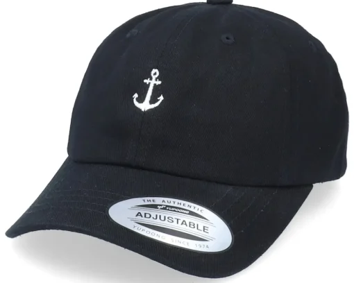 Kids Tiny Anchor Black Dad Cap - Iconic