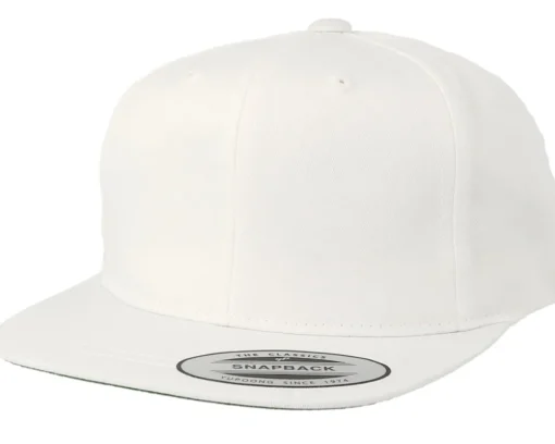 Kids Toddler White Snapback - Yupoong