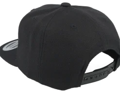 Kids T-rex Orange Patch Black Snapback - Kiddo Cap
