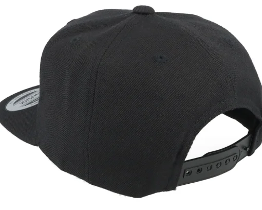 Kids T-rex Orange Patch Black Snapback - Kiddo Cap