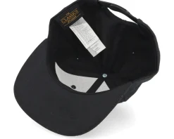 Kids T-rex Orange Patch Black Snapback - Kiddo Cap