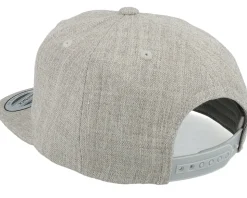 Kids T-Rex Park Gradient Heather Grey Snapback - Kiddo Cap