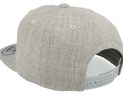 Kids T-Rex Park Gradient Heather Grey Snapback - Kiddo Cap