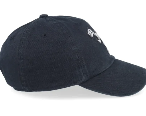 Kids T-rex Sceleton Patch Black Dad Cap - Kiddo Cap