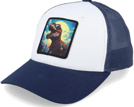 Kids T-rex With Sun Glasses Dark Forest/Black - Kiddo Cap