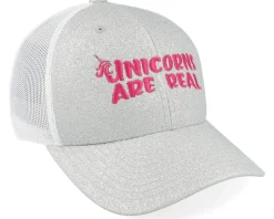 Kids Unicorns Are Real Silver Glitter/White Trucker - Unicorns