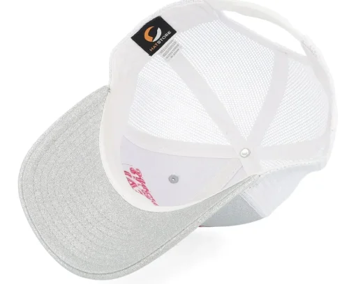 Kids Unicorns Are Real Silver Glitter/White Trucker - Unicorns