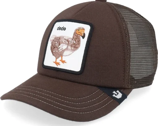Kids Way Of The Dodo Extinct Brown A-Frame Trucker - Goorin Bros.