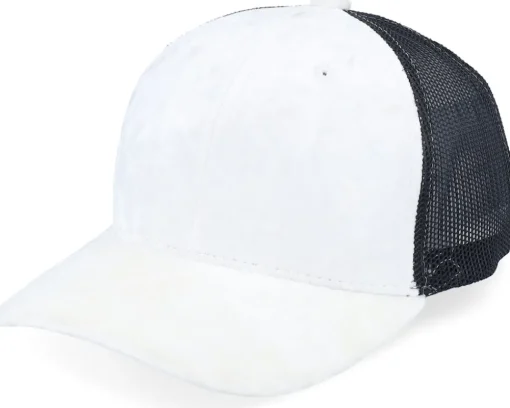 Kids White/White Velvet Trucker - Equip
