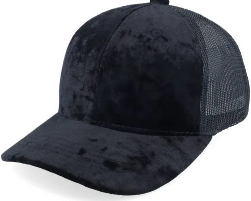 Kids White/White Velvet Trucker - Equip