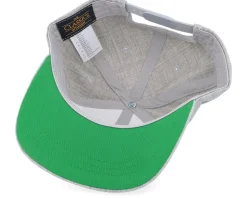 Kids William Engraved Patch Heather Grey Snapback - Kiddo Cap