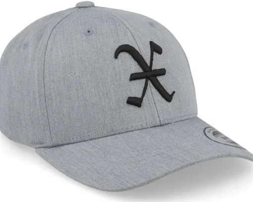 Kids X Letter 3d Heather Grey Adjustable - Kiddo Cap