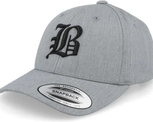 Kids X Letter 3d Heather Grey Adjustable - Kiddo Cap