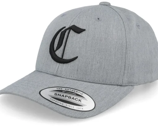 Kids X Letter 3d Heather Grey Adjustable - Kiddo Cap