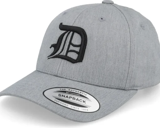Kids X Letter 3d Heather Grey Adjustable - Kiddo Cap