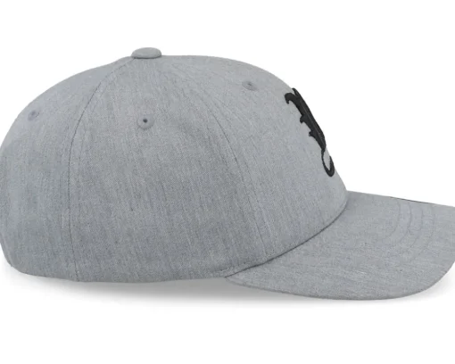 Kids Y Letter 3d Heather Grey Adjustable - Kiddo Cap