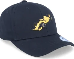Kids Yellow Racing Car Black Adjustable - Kiddo Cap