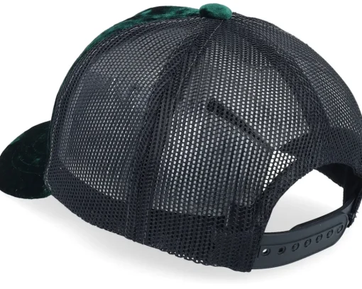 Kids Yellow Tractor Velvet Green/Black Trucker - Calza Pennello