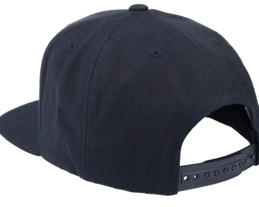 Kit Medium Profile Black Snapback - Brixton