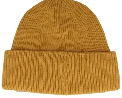Knit Beanie With Turn-up Bronze Cuff - Seeberger