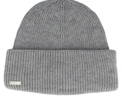 Knit Beanie With Turn-up Bronze Cuff - Seeberger