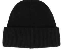Knit Beanie With Turn-up Black Cuff - Seeberger