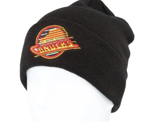 Knit NHL 100% Arcylic Black Cuff - American Needle