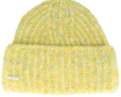 Knit With Turn-up Soft Bronze/Aqua Beanie - Seeberger