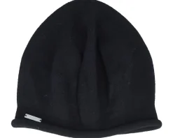 Knitted Black Beret Beanie - Seeberger