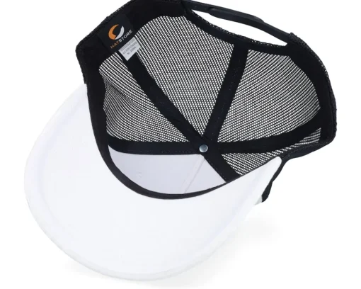 Knotted Gun Velvet White/Black A-frame Trucker - Calza Pennello