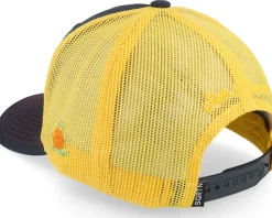 Korv Hooked Keps Kolsvart A-Frame Trucker - SQRTN