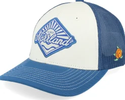 Kusten Low Hooked Trucker Keps Ivory White Trucker - SQRTN