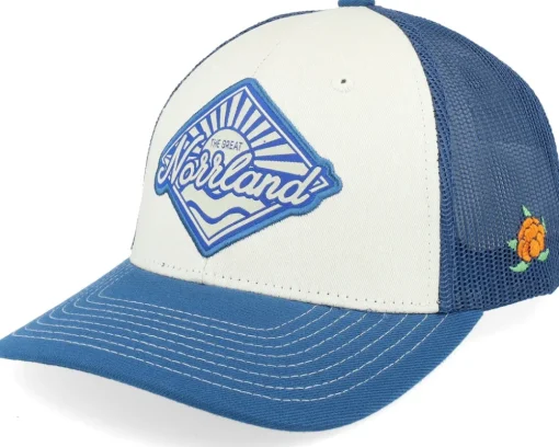 Kusten Low Hooked Trucker Keps Ivory White Trucker - SQRTN