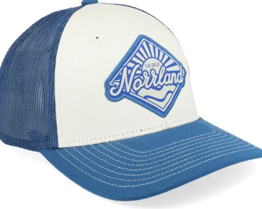 Kusten Low Hooked Trucker Keps Ivory White Trucker - SQRTN