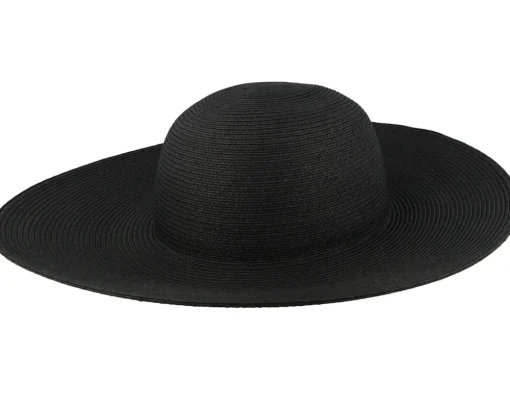 Ladies Toyo Black Sun Hat - Stetson