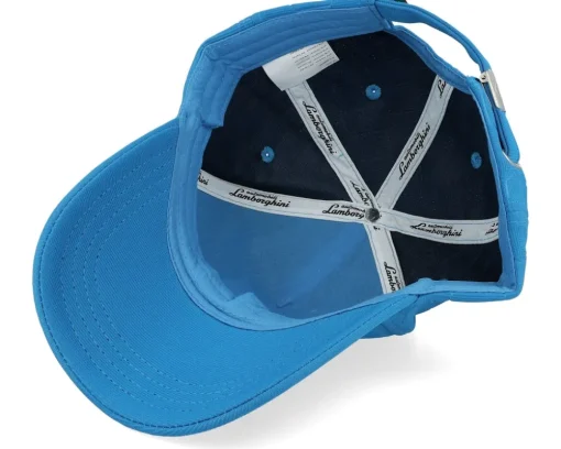 Lamborghini Travel Cap Blue A-Frame Adjustable - Lamborghini