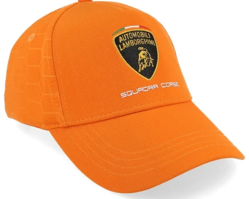 Lamborghini Travel Cap Orange A-Frame Adjustable - Lamborghini